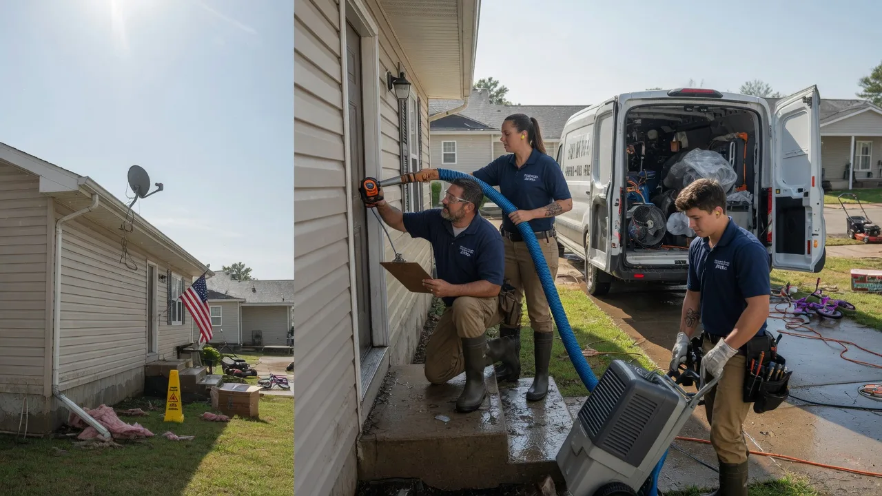 Ceiling Water Damage Restoration in Michigan City, MS near me